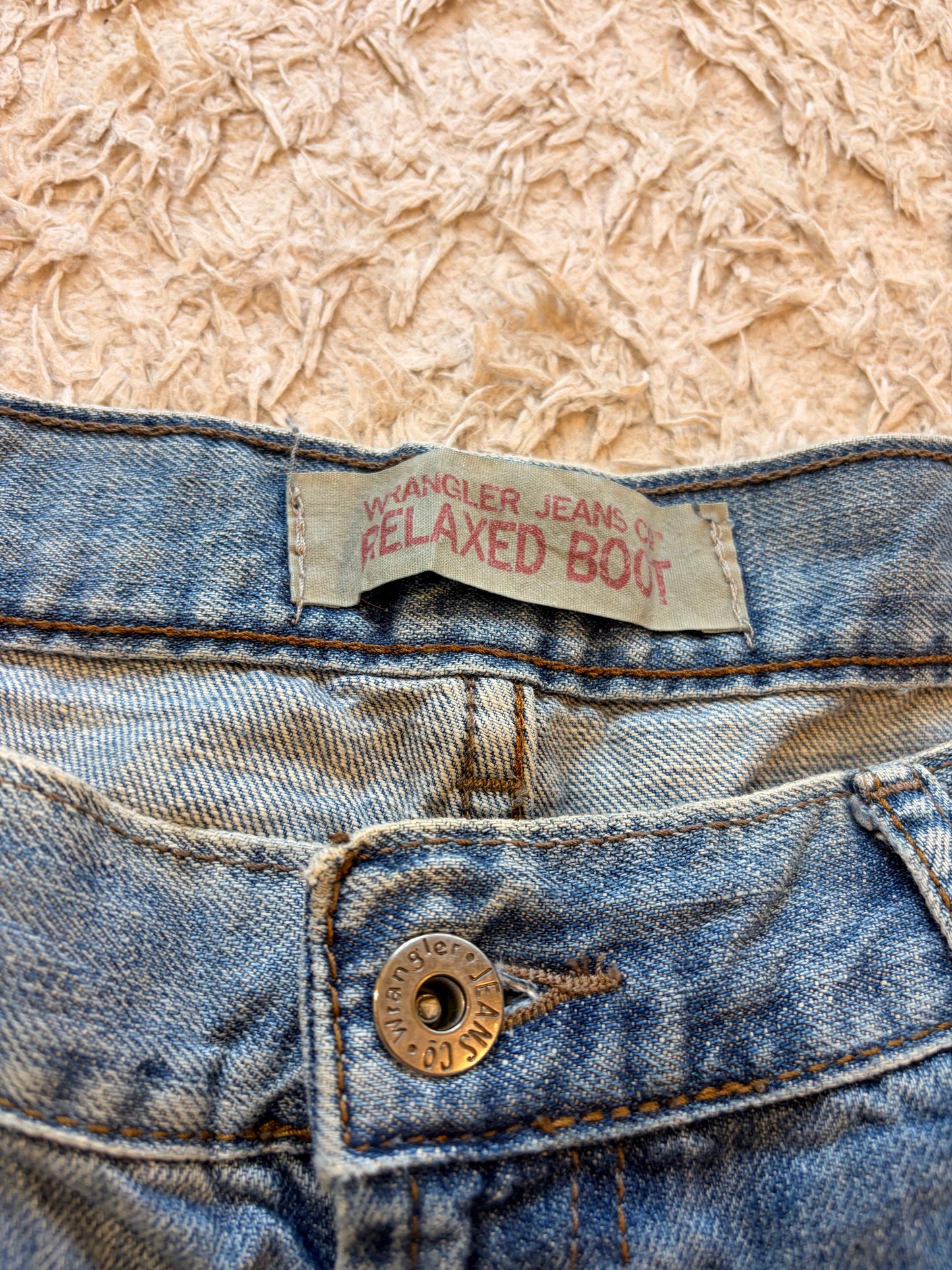 Jean Wrangler Jeans Co Relaxed Bootcut Bleu Délavé 100% Coton – Homme – Taille W36/L30 (46)
