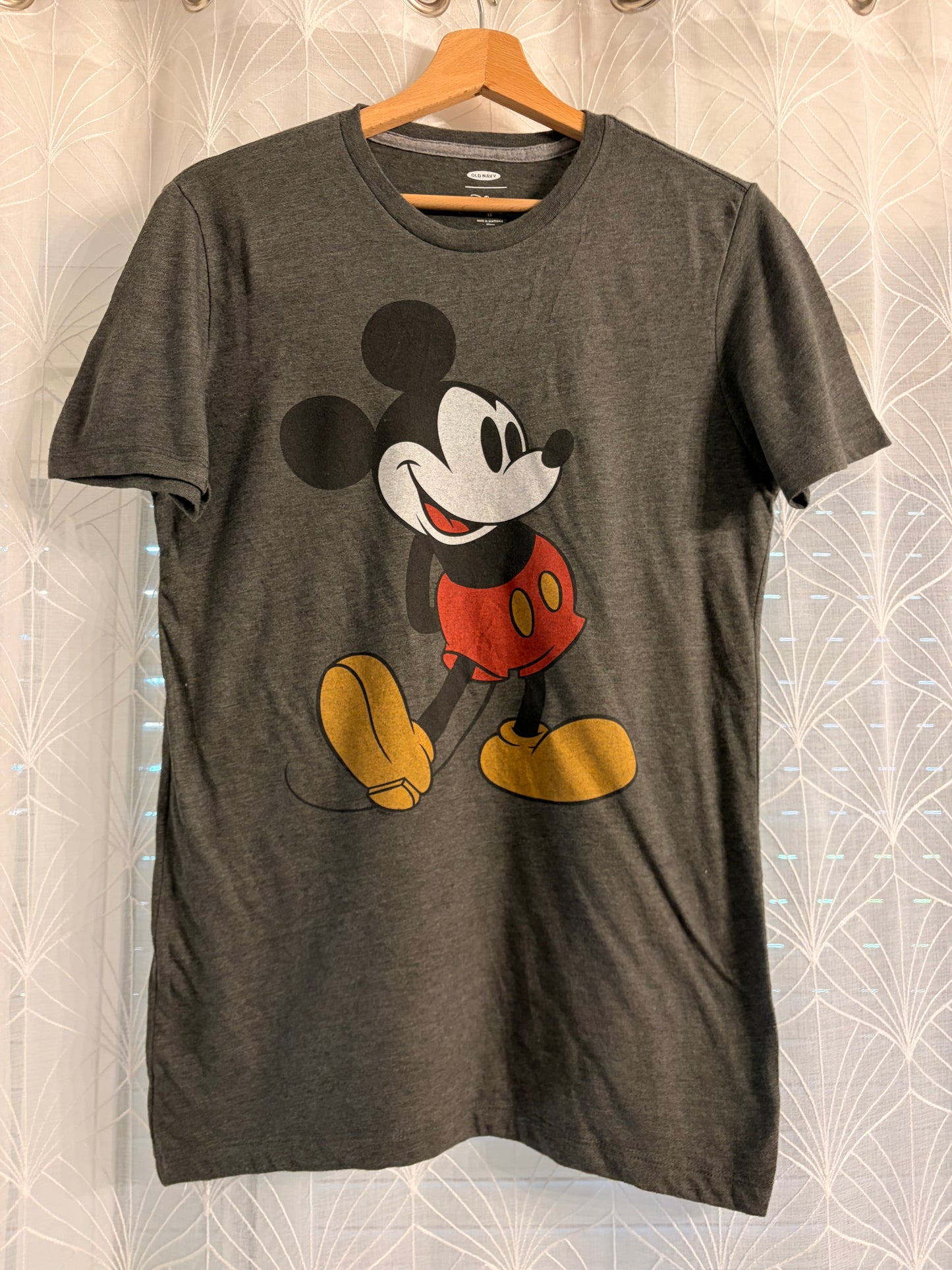 T-shirt Old Navy x Disney Mickey Mouse Vintage Gris Anthracite – Taille XS | Seconde Main