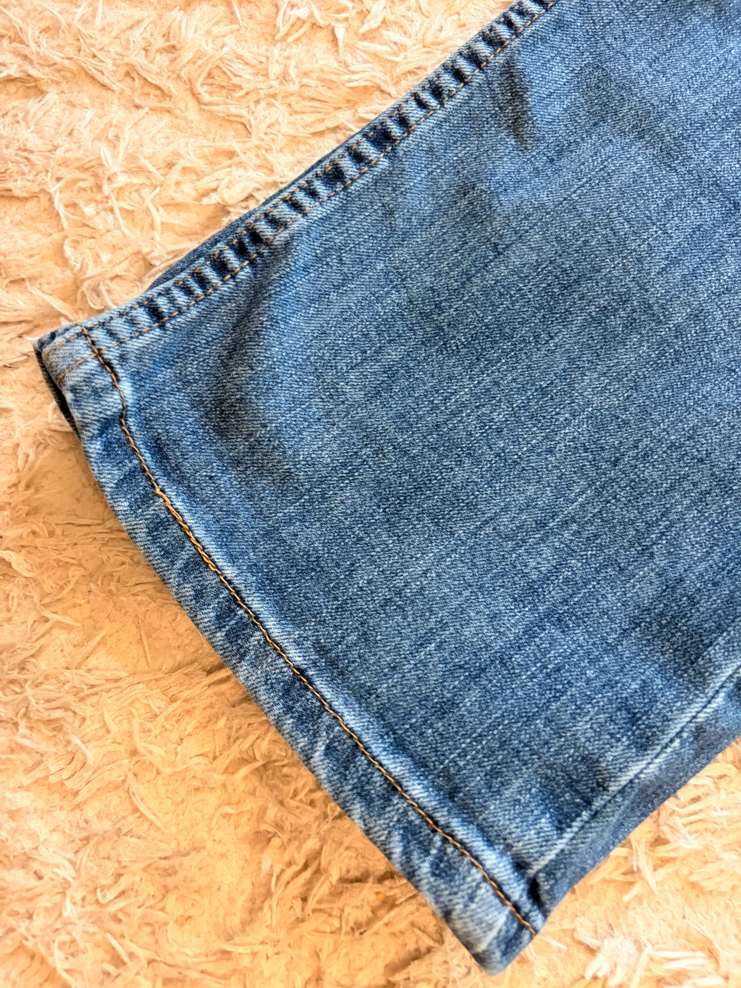 Jean Wrangler Authentics Droit Bleu Brut Indigo Stretch – Homme – Taille W32/L28