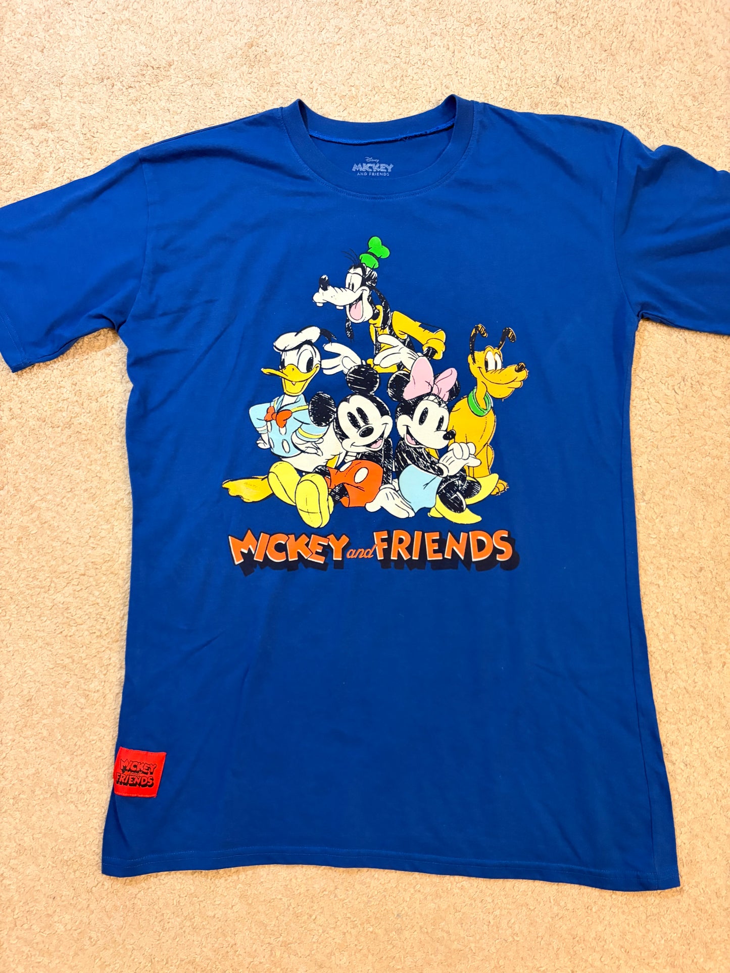 T-shirt Disney Mickey and Friends Bleu Roi – Taille M