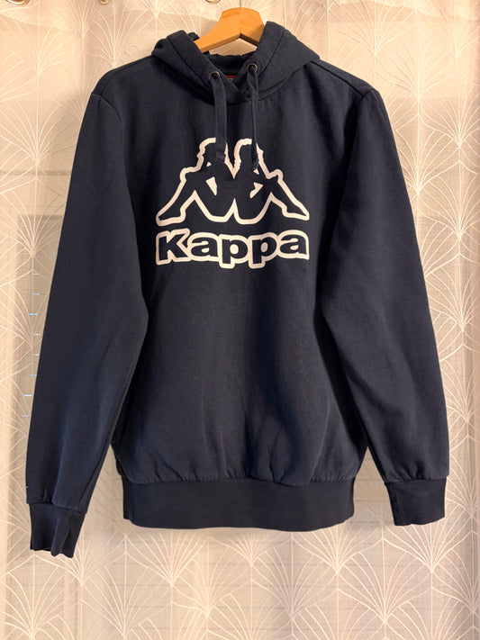 Sweat à Capuche Kappa Logo Omini Bleu Marine – Homme – Taille M