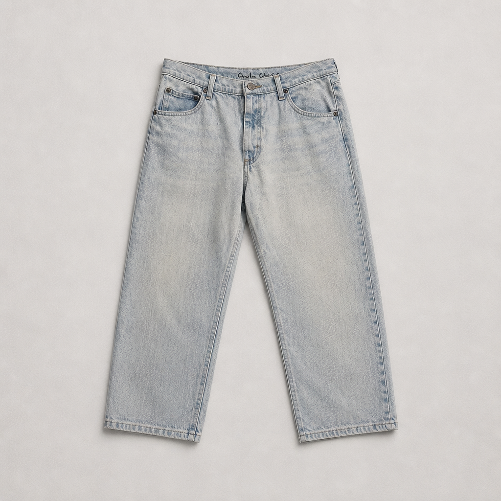 Jean Wrangler Premium Quality droit bleu clair délavé stretch 99% coton – Homme – Taille W36 L29 | Mode Seconde