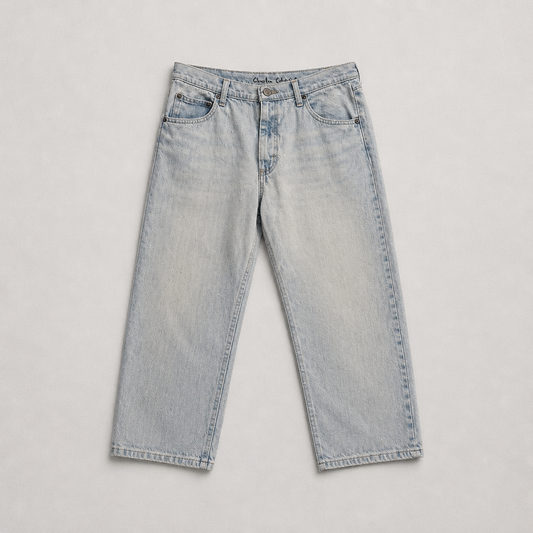 Jean Wrangler Premium Quality droit bleu clair délavé stretch 99% coton – Homme – Taille W36 L29 | Mode Seconde
