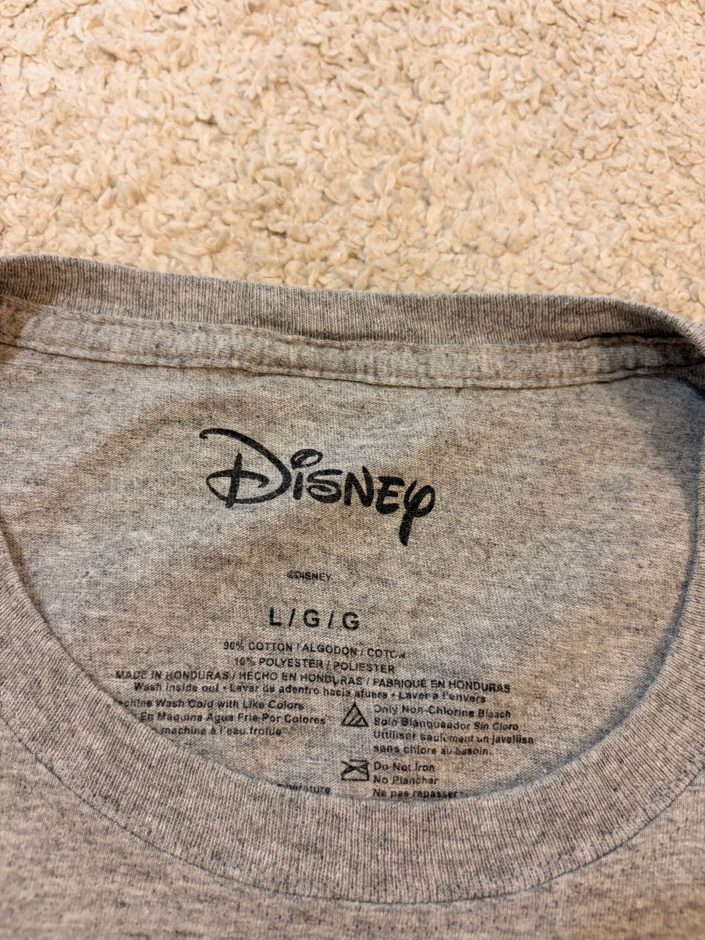 T-shirt Disney Parks « Mickey Through The Years » Évolution – Gris Chiné – Taille L