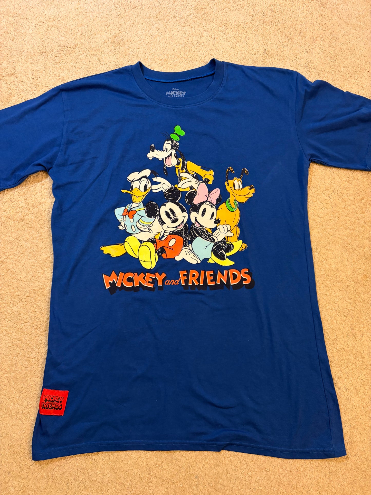 T-shirt Disney Mickey and Friends Bleu Roi – Taille M