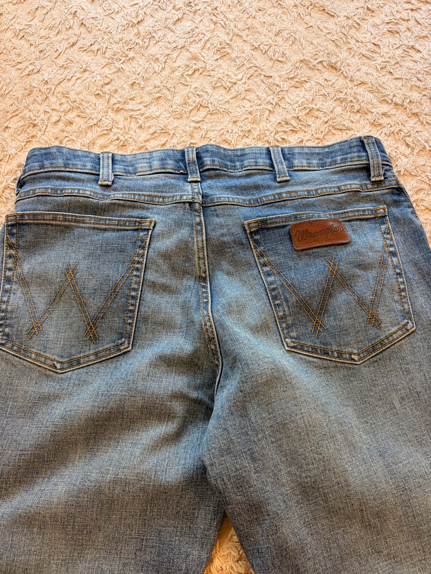 Jean Wrangler 20X Competition Stretch Bleu Droit Bande Élastique Intérieure – Homme – Taille W34/L34 (44)