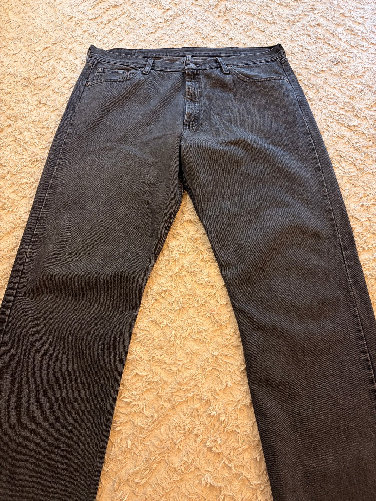 Jean Wrangler Premium Quality Comfort Guaranteed Noir Délavé Anthracite Faded Black 100% Coton W38/L32 – Homme – Taille 48