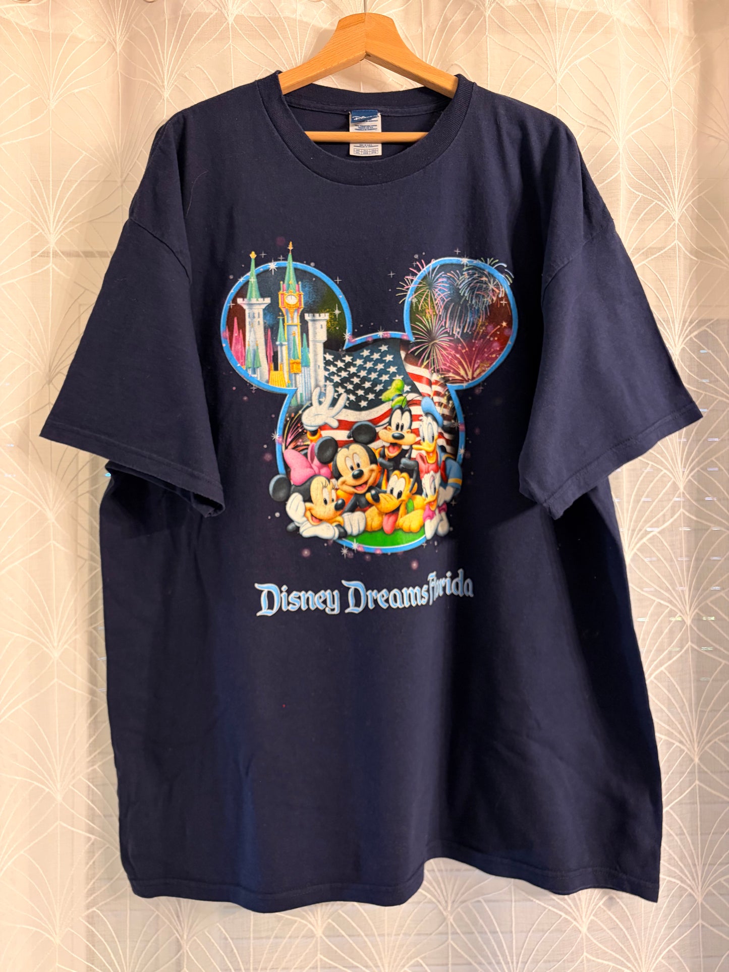 T-shirt Disney Dreams Florida Mickey Mouse Bleu Marine – Taille 2XL