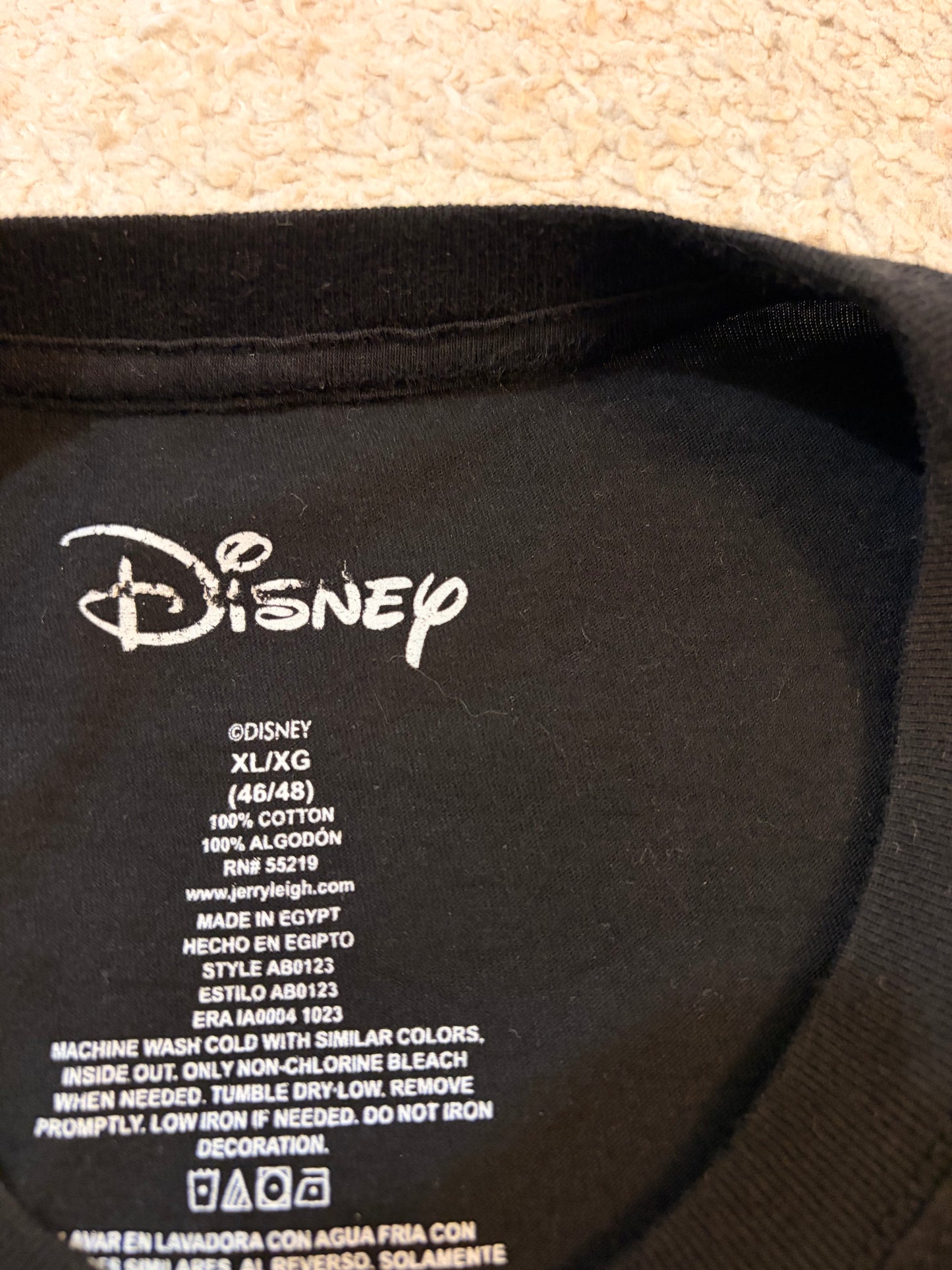 T-shirt Disney Parks Florida 2024 Noir Collector Mickey & Friends – Taille XL | Seconde Main