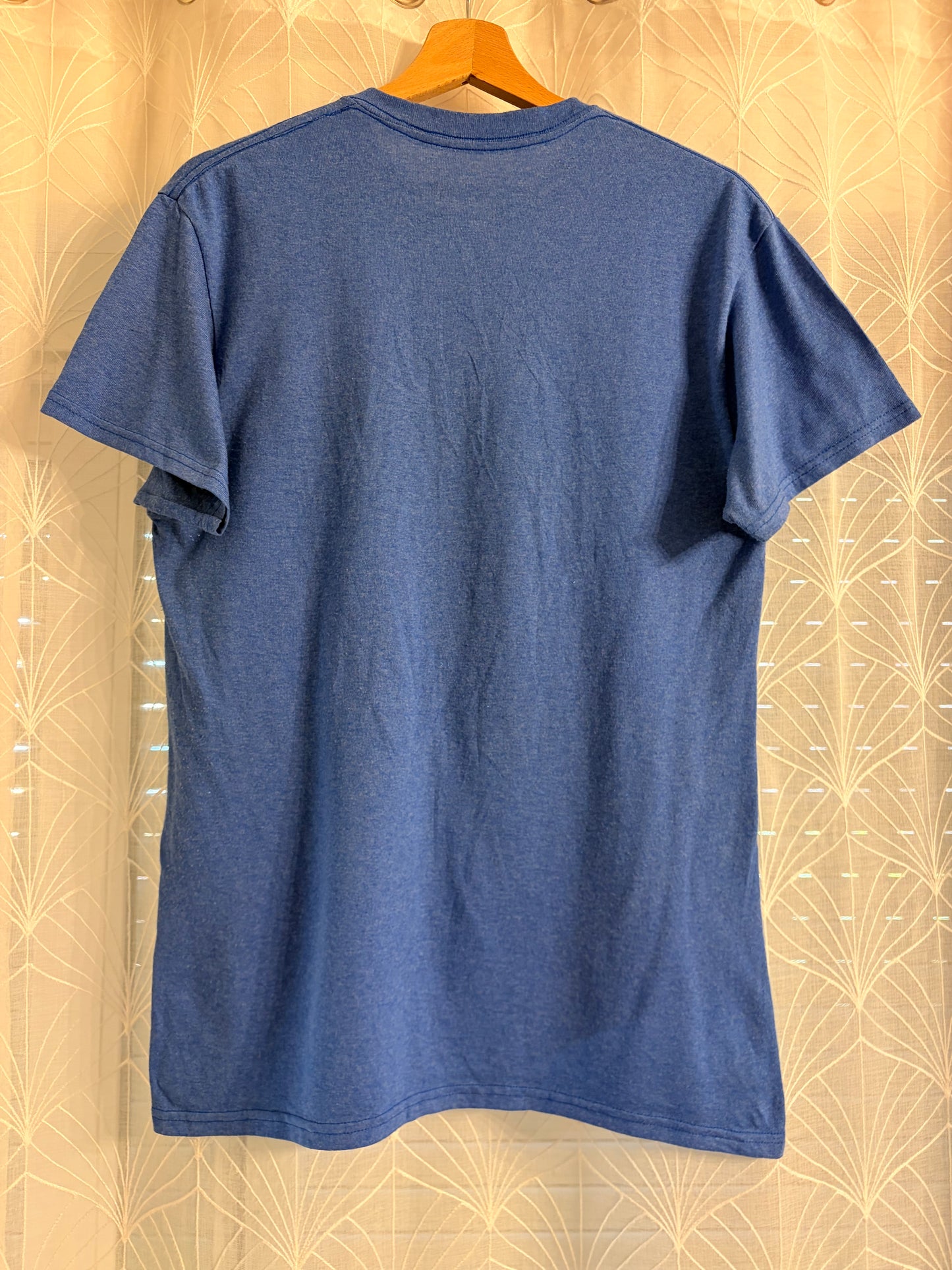 T-shirt Disney Mickey Mouse Vacances Été Bleu Chiné – Taille M | Seconde Main
