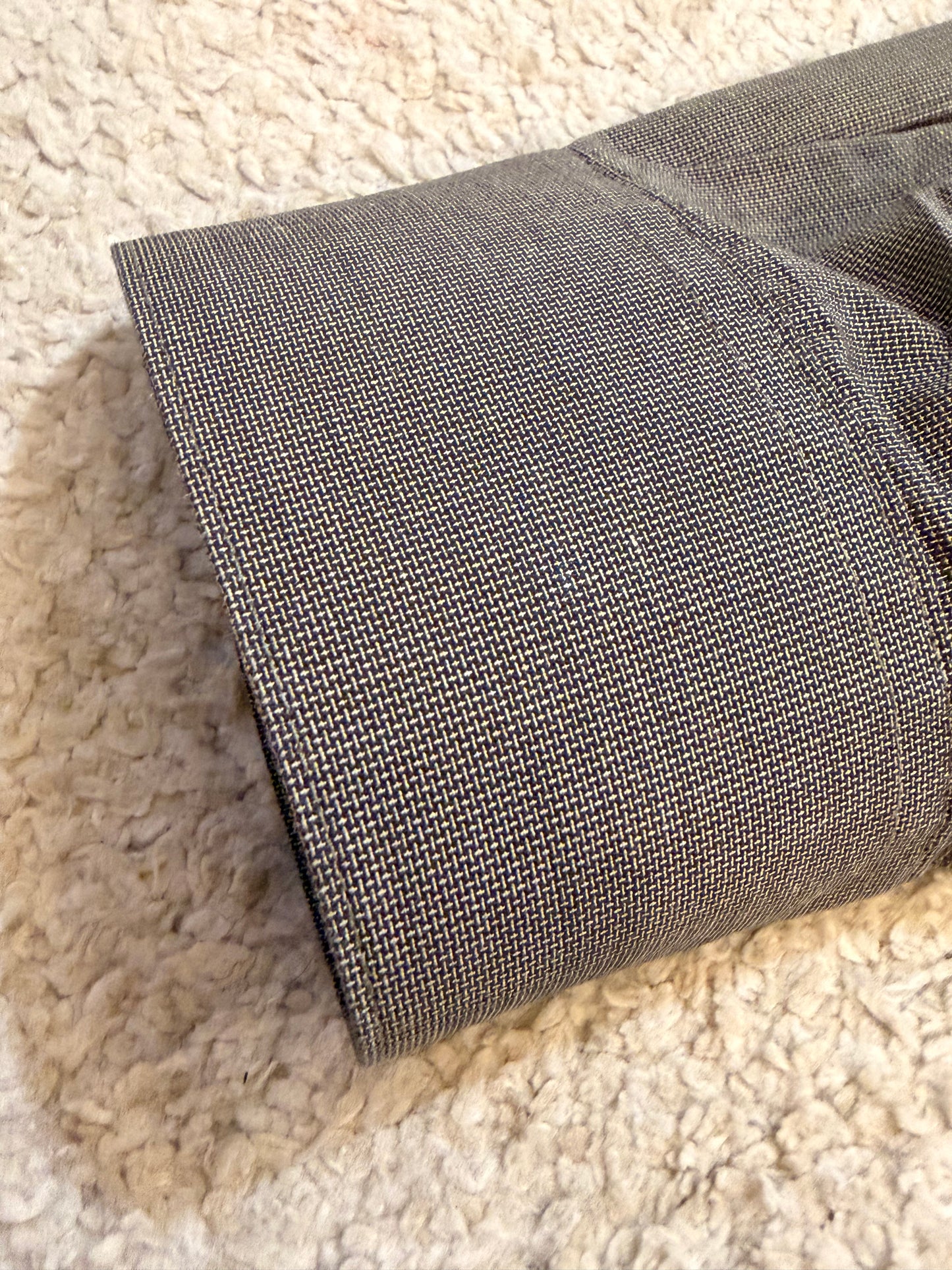 Chemise Pierre Cardin Marron Taupe Chiné Manches Longues – Homme – Taille 16/16½ (XL)