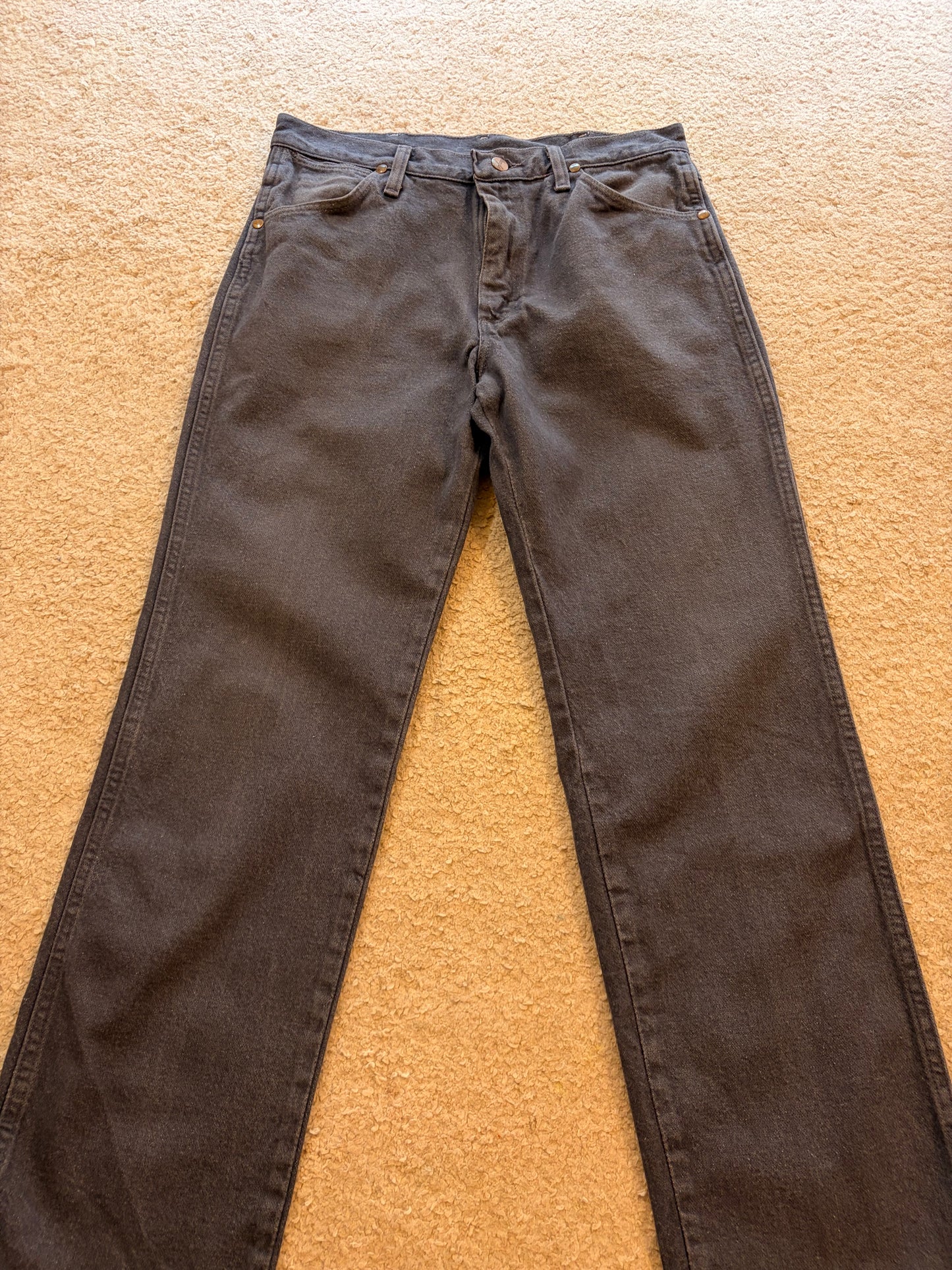 Jean Wrangler Regular Fit Coupe Droite Gris Anthracite – W31 L30