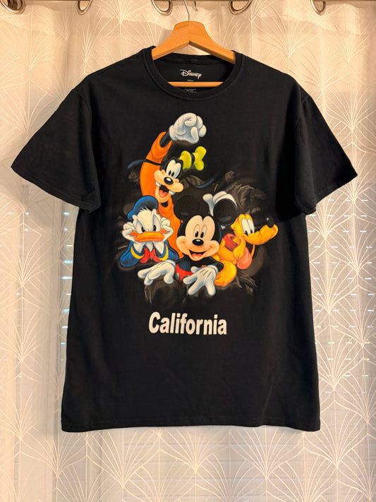 T-shirt Disneyland Resort California Mickey & Friends Noir – Taille M | Seconde Main