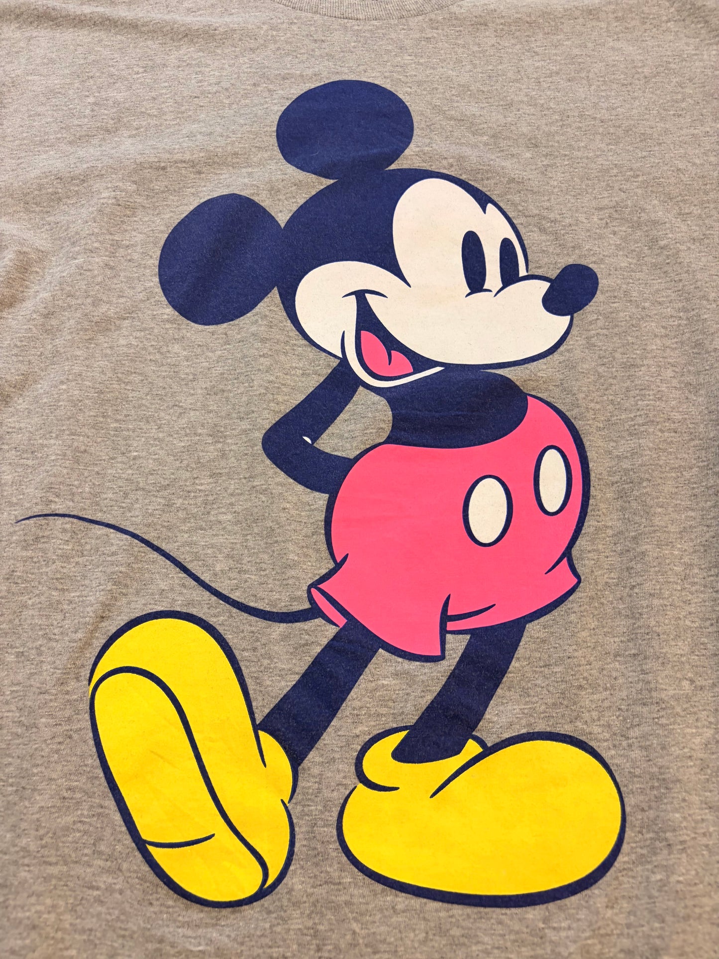 T-shirt Disney Mickey Mouse Gris Chiné – Taille L | Seconde Main