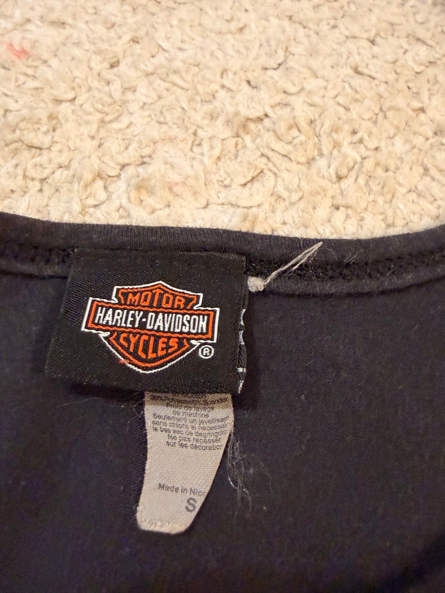 Débardeur Harley-Davidson Panama City Beach Noir Graphisme Old School – Femme – Taille S