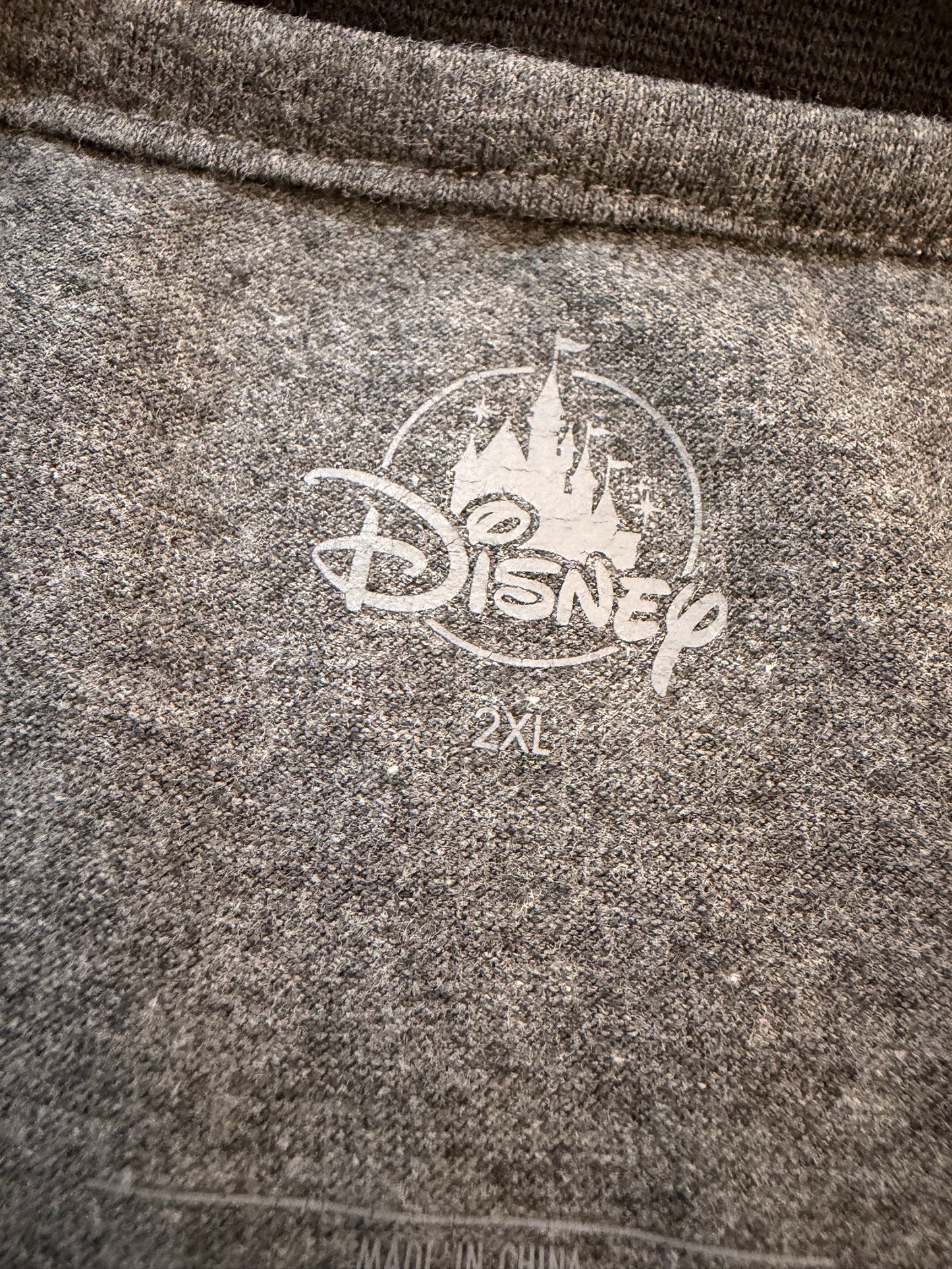 T-shirt Mickey Mouse Disney gris sport NEUF XXL