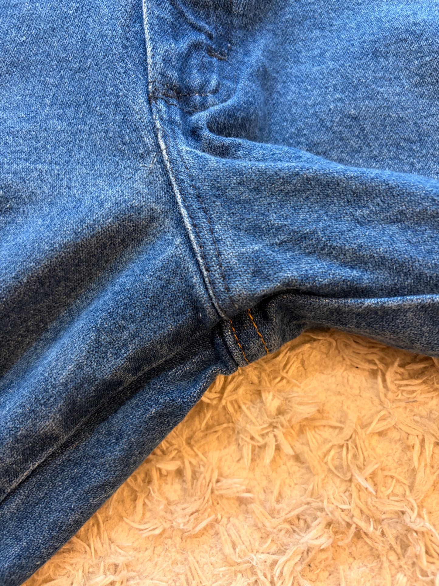 Jean Wrangler Authentique Droit Bleu Medium Stonewash 100% Coton Grande Taille – Homme – Taille W42/L32