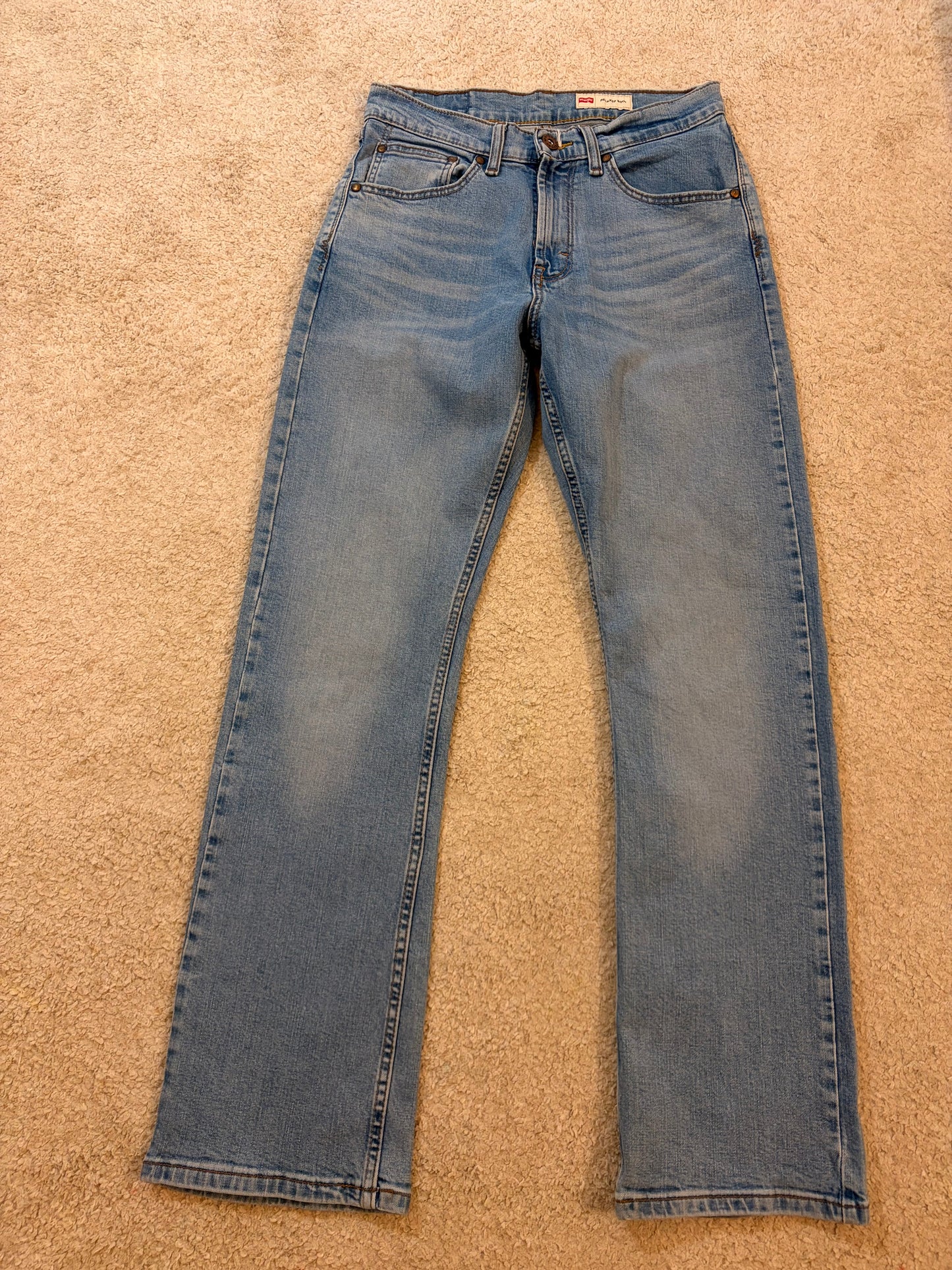Jean Wrangler Premium Quality Bleu Clair Stretch Relaxed Bootcut – Taille W29 L30 | Seconde Main