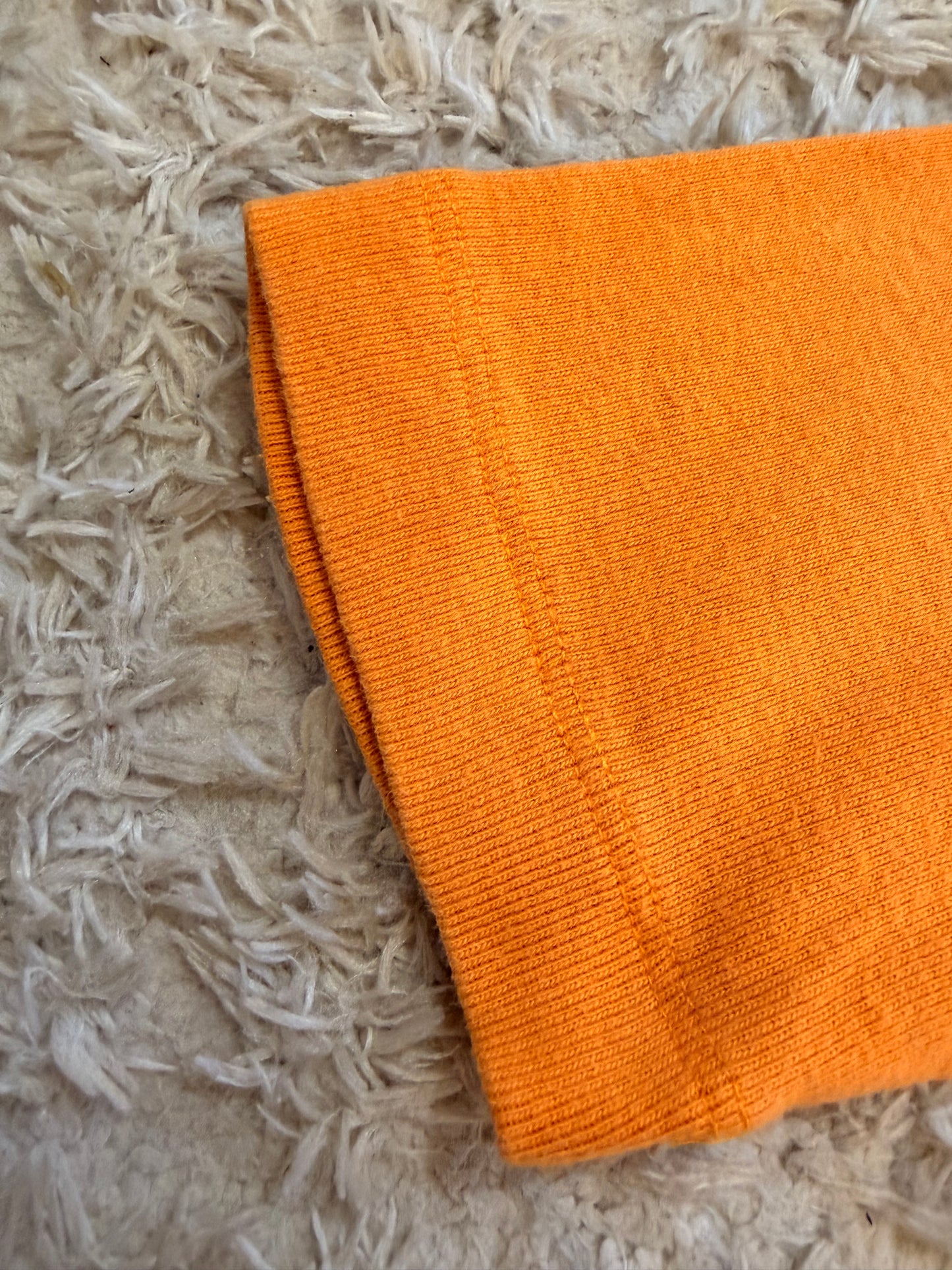 Top Manches Longues Harley-Davidson Vintage 2004 Holoubek D&S Phoenix Oregon Maille Côtelée Orange/Noir Brodé – Femme – Taille L