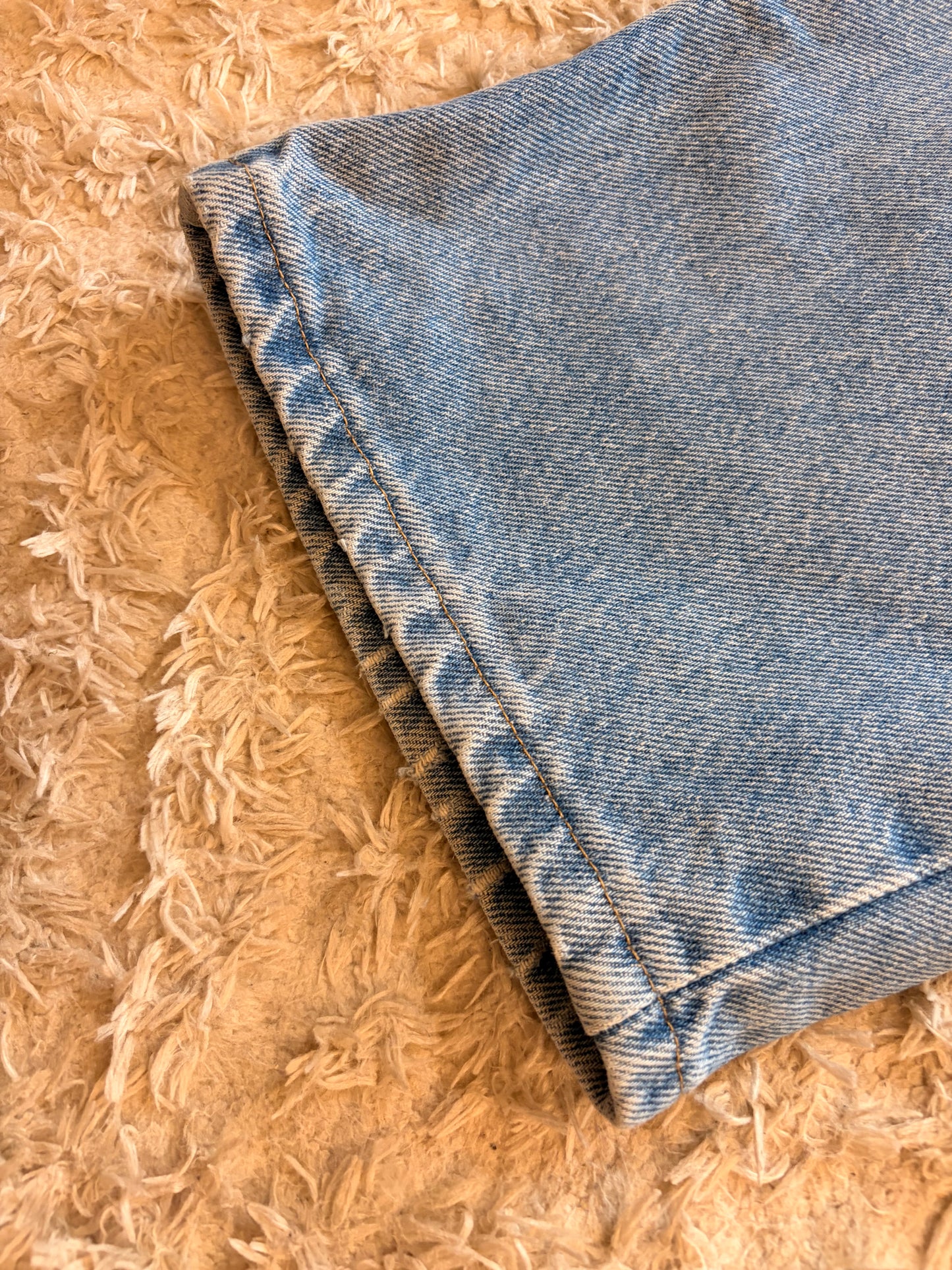 Jean Wrangler Premium Quality Vintage Droit Bleu Moyen Délavé 100% Coton – Homme – Taille W40/L30 (50)