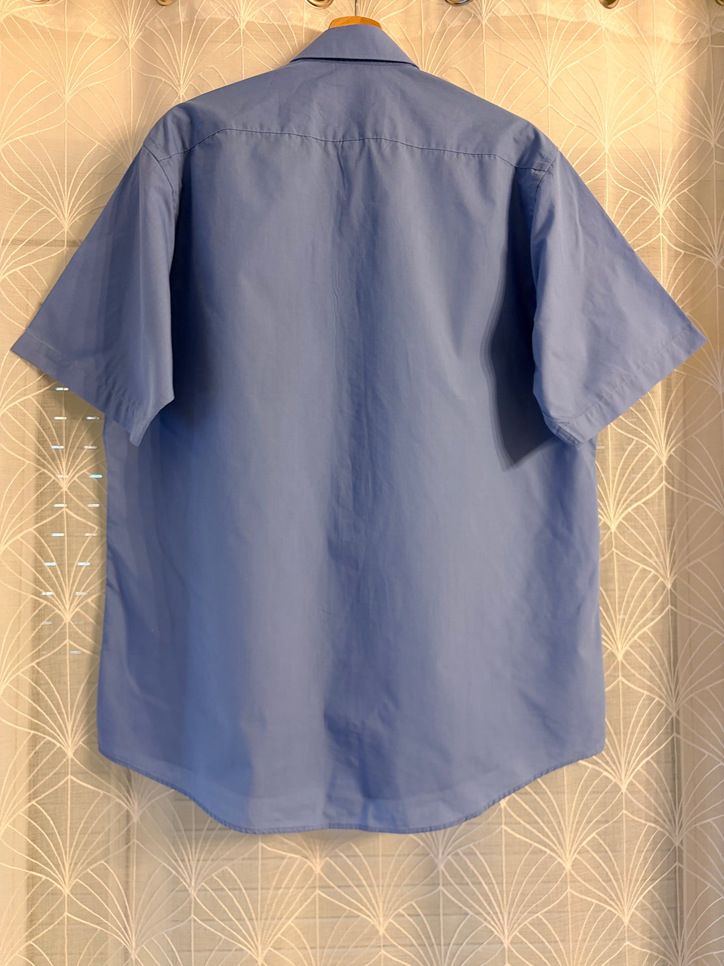 Chemisette Pierre Cardin Bleu Ciel Manches Courtes Col Classique – Homme – Taille 16 (L) – #2