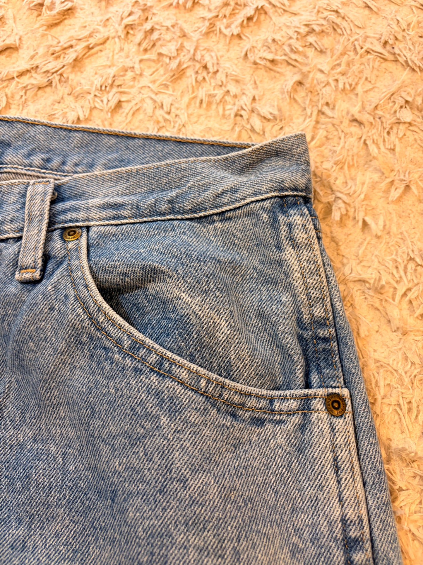 Jean Wrangler Five Star Premium Denim 96501SL Regular Fit Bleu Light Stonewash W31/L32 100% Coton Denim Lourd – Homme