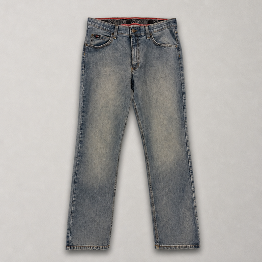 Jean Wrangler 20X Competition stretch bleu droit bande élastique intérieure – Homme – Taille W34 L34 (44) | Mode Seconde