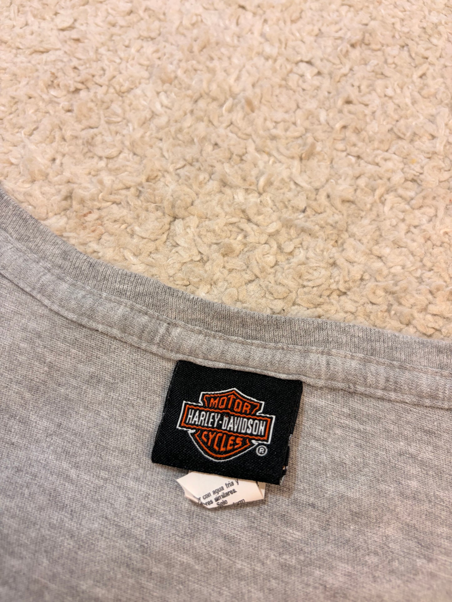 T-shirt Harley-Davidson « I Got Mine » Col V Gris Chiné – Femme – Taille L