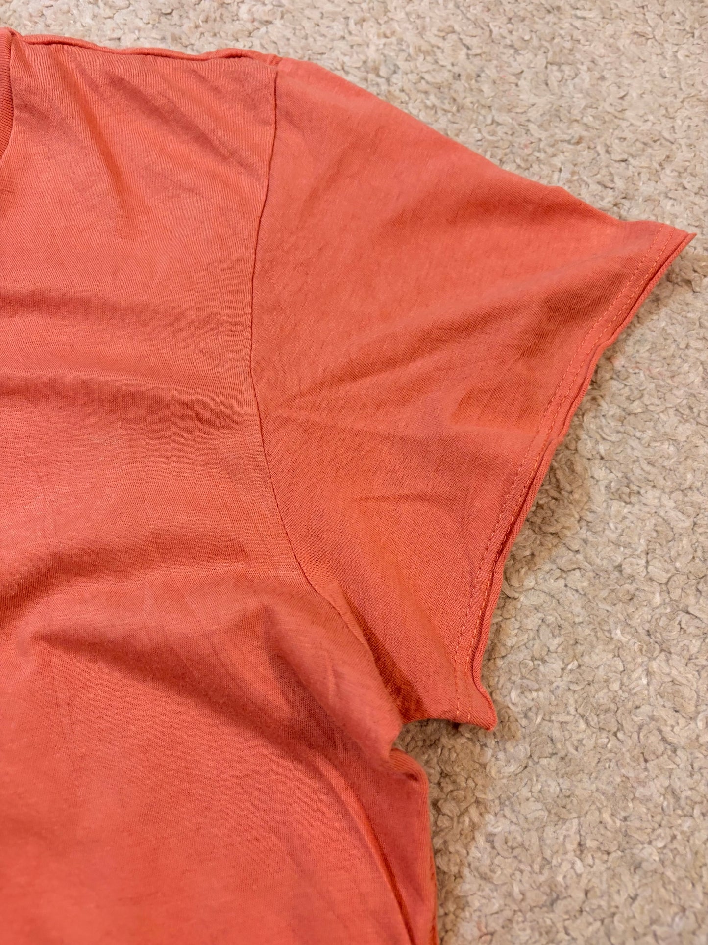 T-shirt Harley-Davidson Museum Corail/Orange Délavé – Femme – Taille S