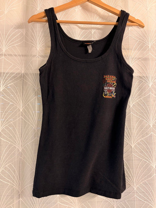 Débardeur Harley-Davidson Panama City Beach Noir Graphisme Old School – Femme – Taille S