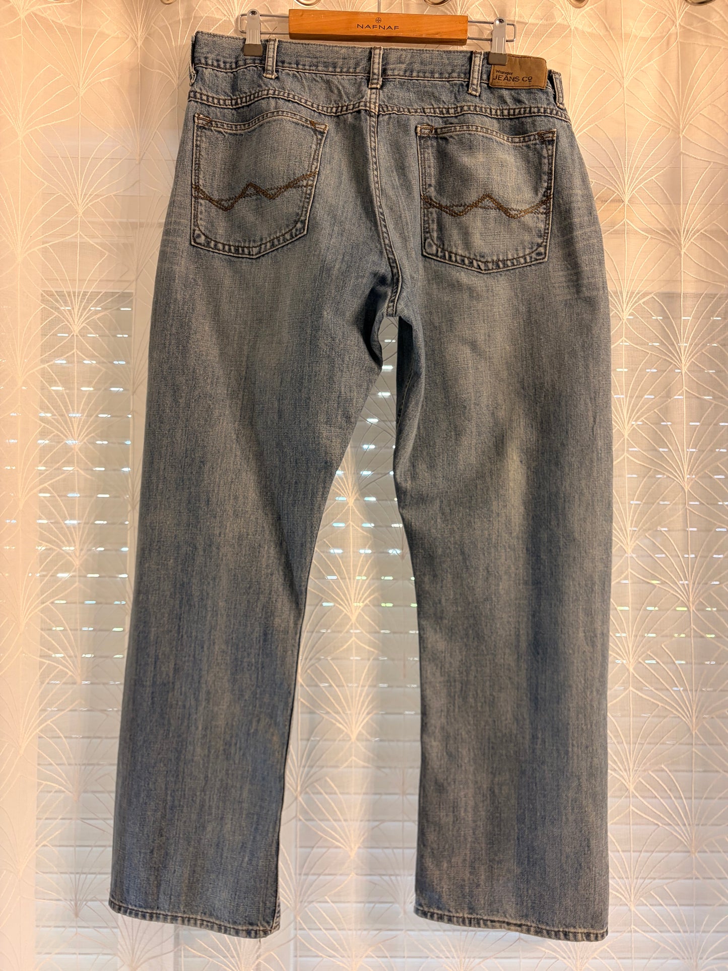 Jean Wrangler Jeans Co Relaxed Bootcut Bleu Délavé 100% Coton – Homme – Taille W36/L30 (46)