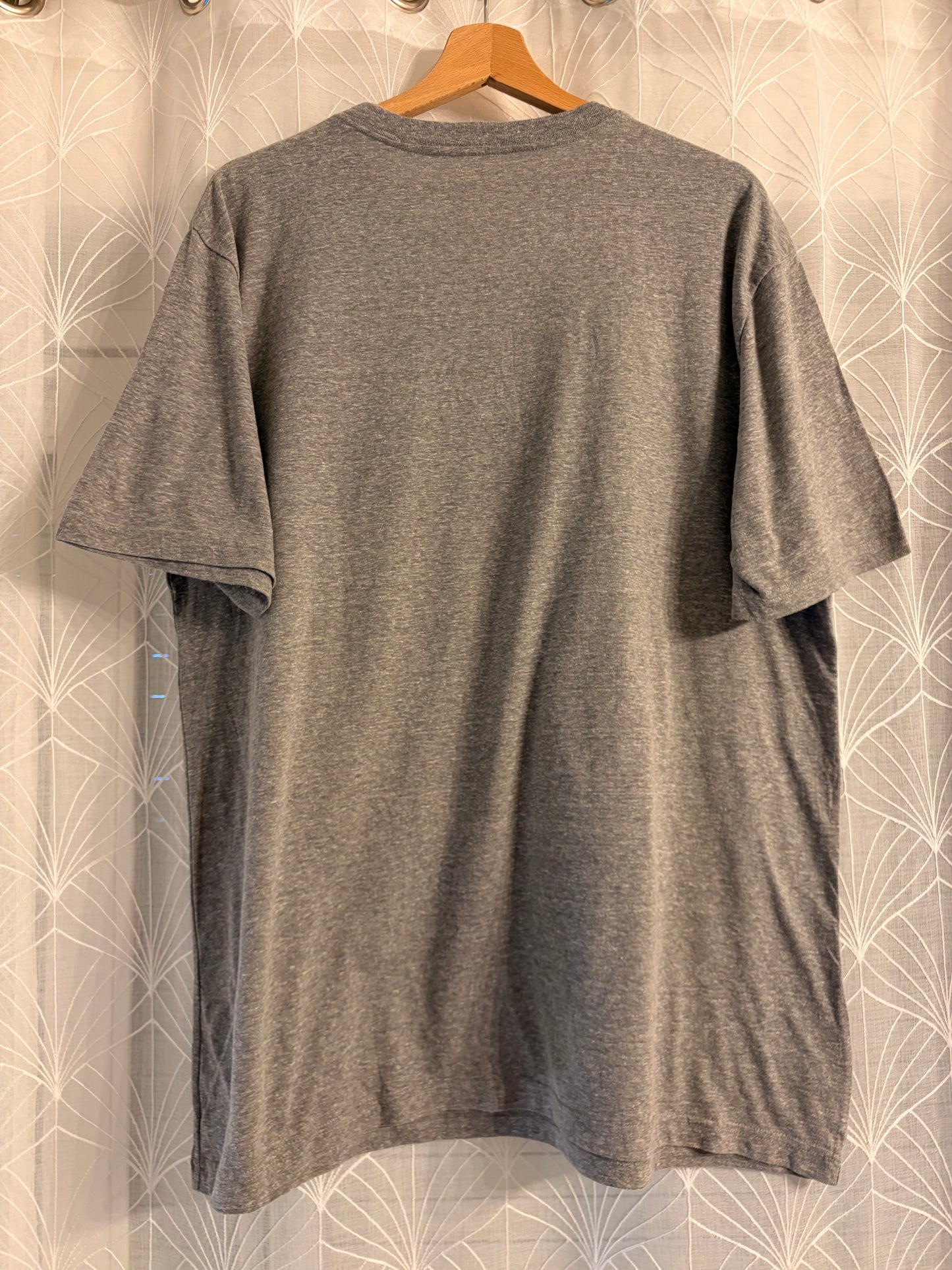 T-shirt Disney Mickey Mouse Classique Gris Chiné Imprimé Rétro – Mixte – Taille XL