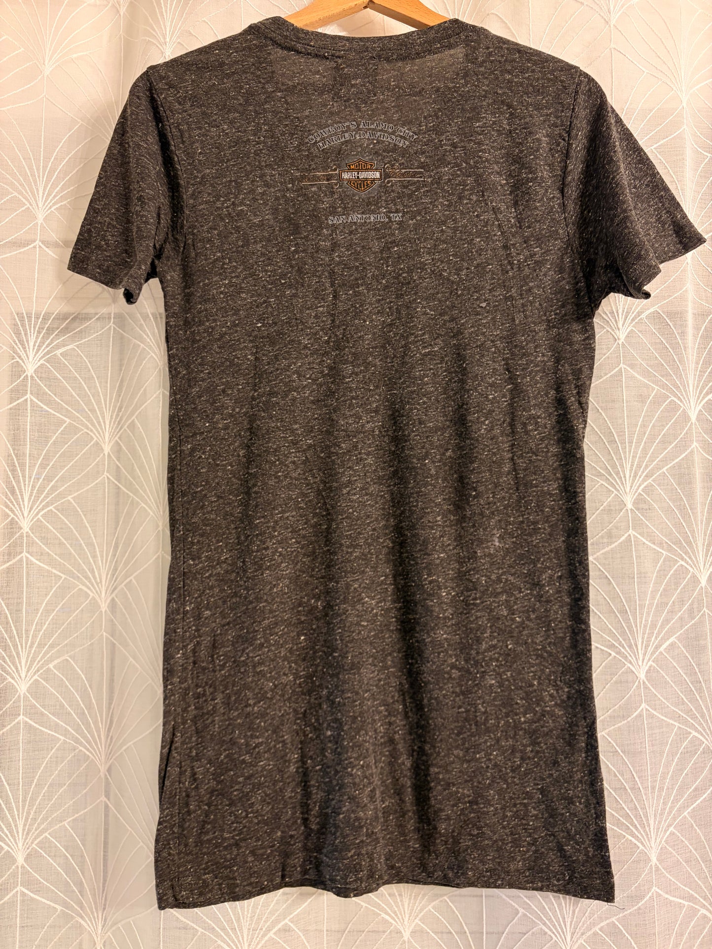 T-shirt Harley-Davidson Genuine Quality Gris Chiné Lin Mélangé – Femme – Taille XL