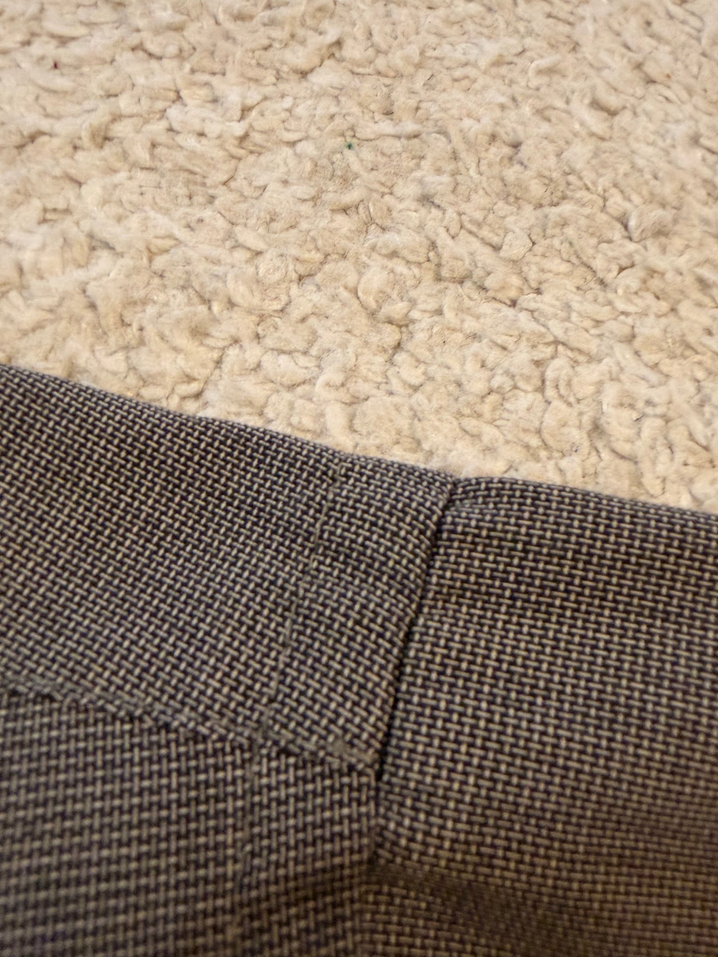 Chemise Pierre Cardin Marron Taupe Chiné Manches Longues – Homme – Taille 16/16½ (XL)