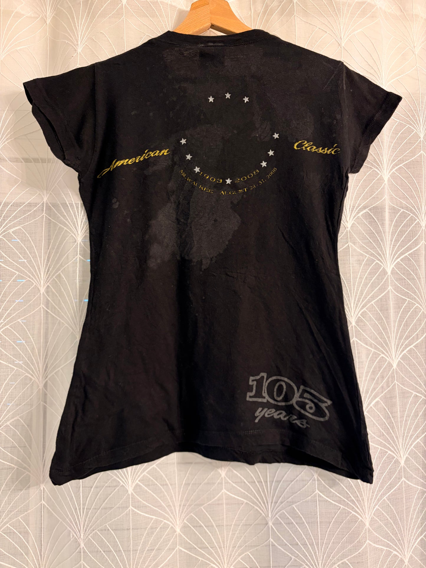 T-shirt Harley-Davidson Édition Collector 105ème Anniversaire Noir – Femme – Taille L