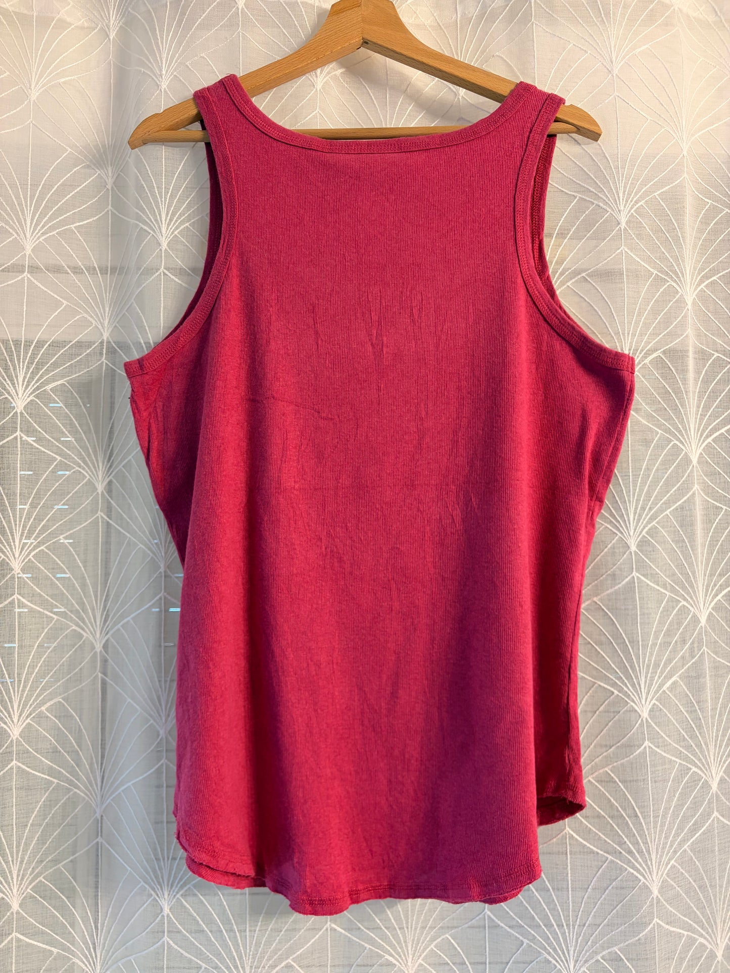 Débardeur Harley-Davidson 1903 Fuchsia Maille Côtelée Strass Brodé – Femme – Taille XL (1W)