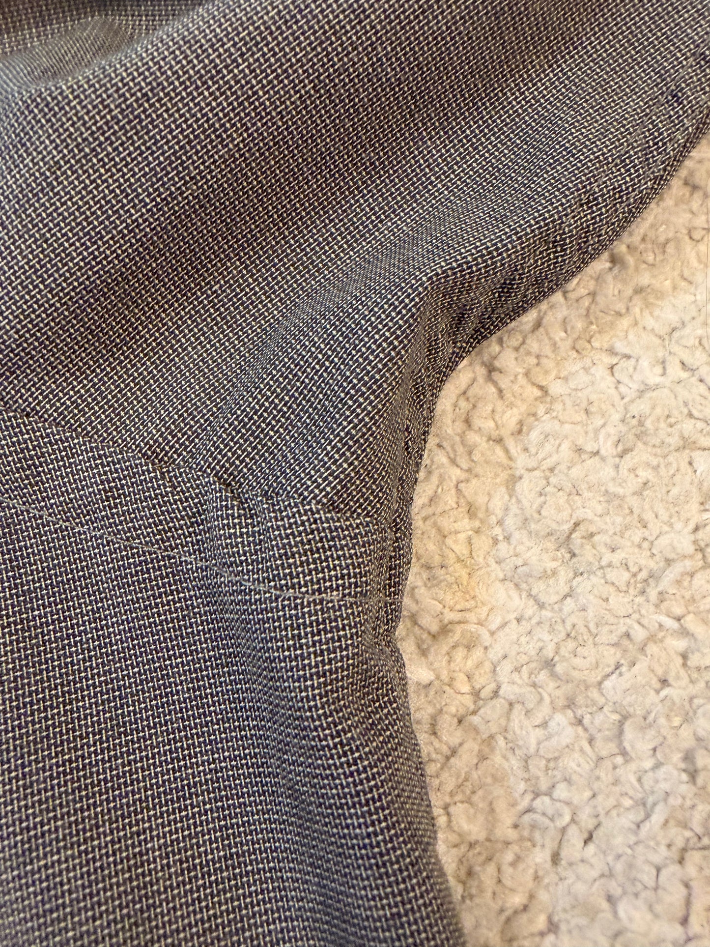 Chemise Pierre Cardin Marron Taupe Chiné Manches Longues – Homme – Taille 16/16½ (XL)
