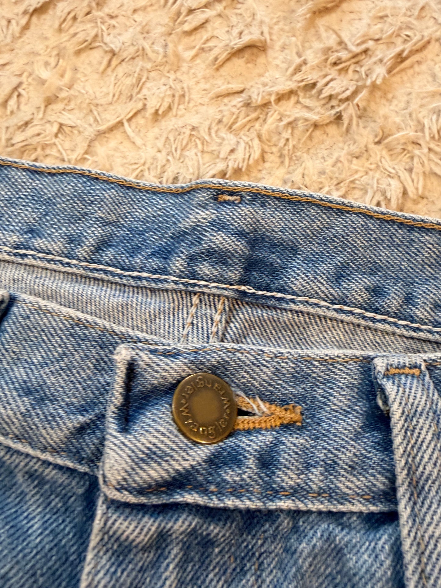 Jean Wrangler Five Star Premium Denim 96501SL Regular Fit Bleu Light Stonewash W31/L32 100% Coton Denim Lourd – Homme