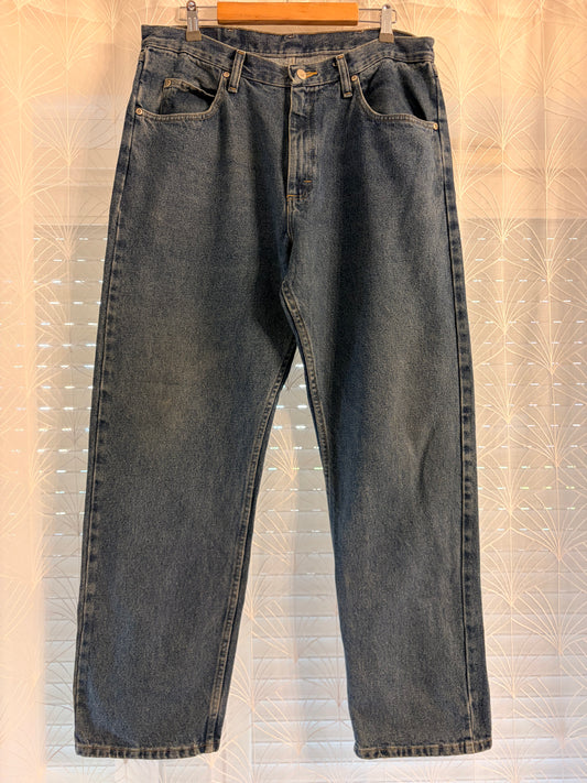 Jean Wrangler Premium Quality Relaxed Fit Bleu Stonewash 100% Coton – Homme – Taille W35/L32