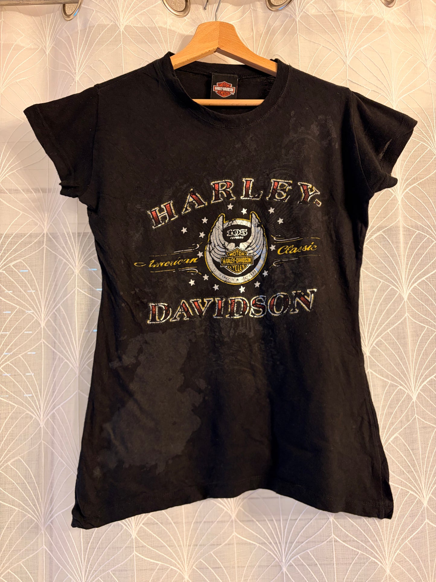 T-shirt Harley-Davidson Édition Collector 105ème Anniversaire Noir – Femme – Taille L