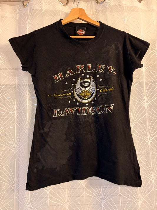 T-shirt Harley-Davidson Édition Collector 105ème Anniversaire Noir – Femme – Taille L