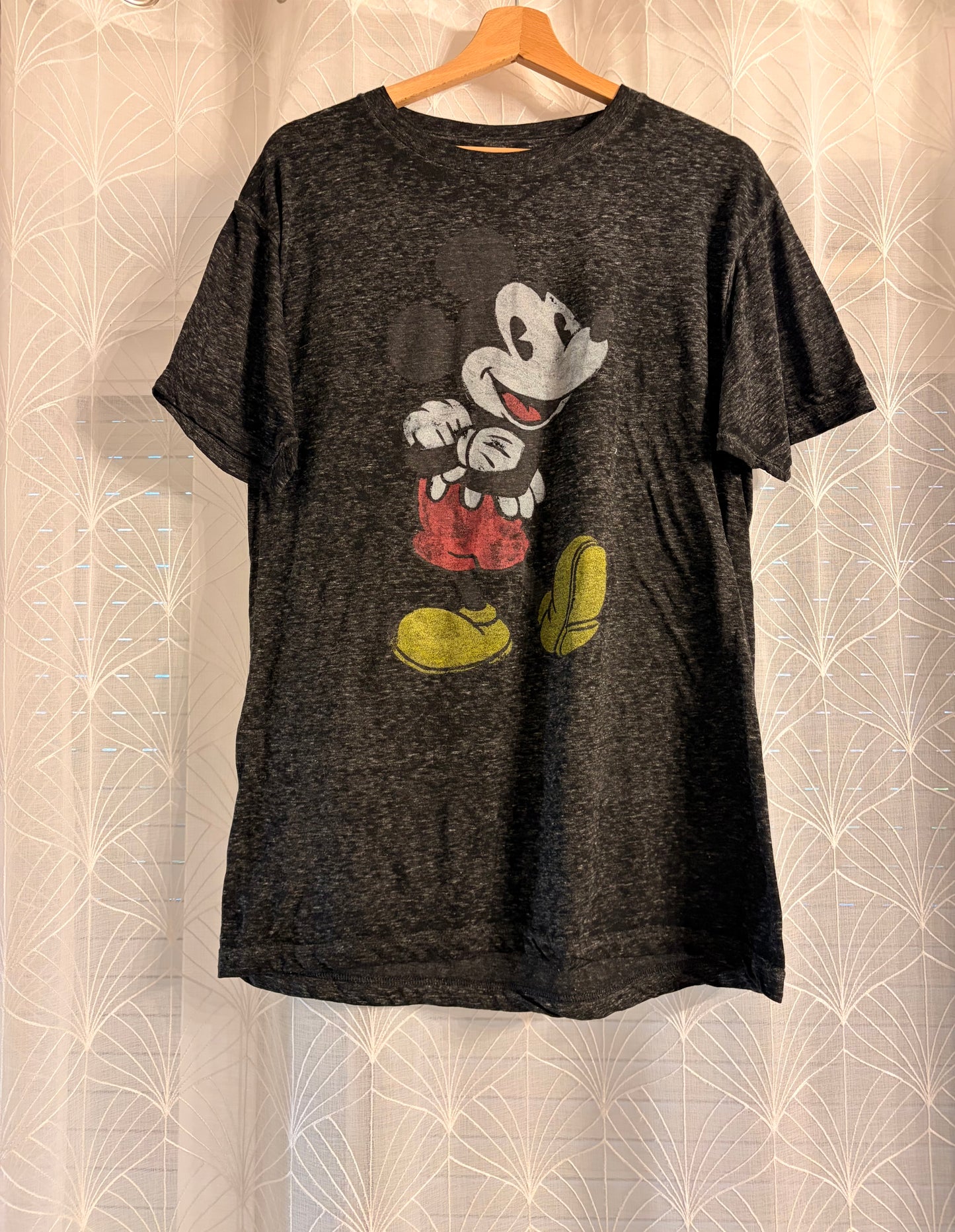 T-shirt Disney Mickey Mouse Noir/Gris - Homme Taille M