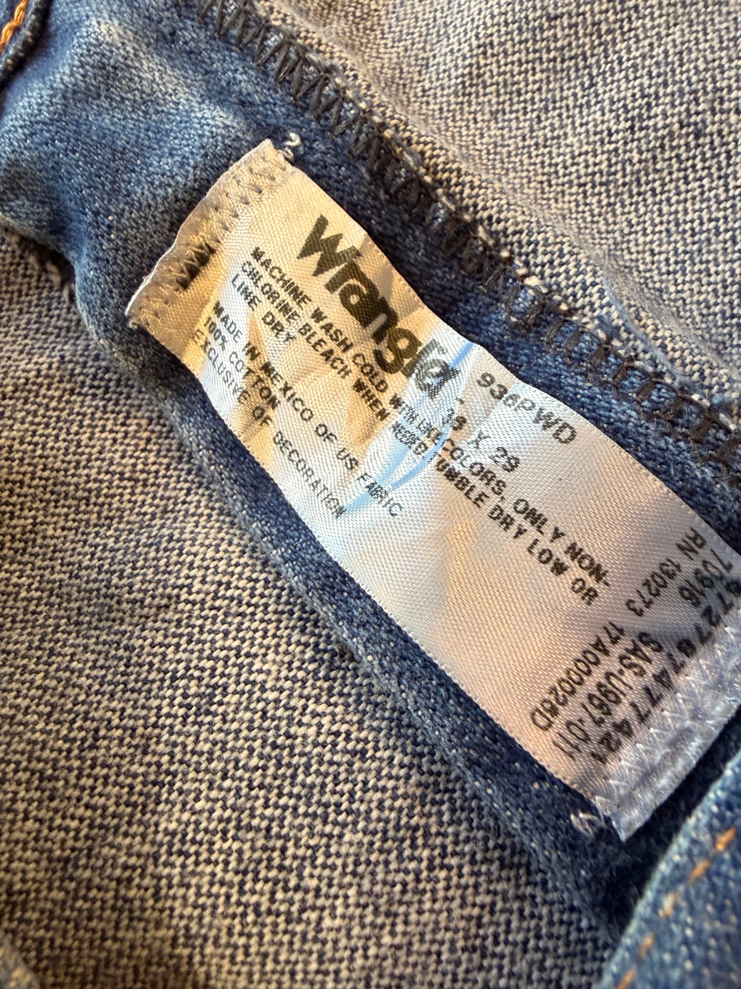 Jean Wrangler 936 Droit Bleu Medium Stonewash 100% Coton – Homme – Taille W36/L29