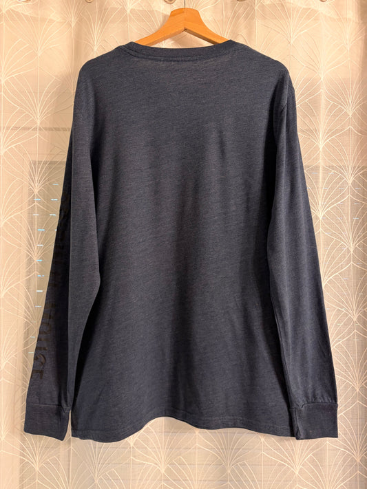 T-shirt Manches Longues Disney Mickey Mouse Bleu Chiné – Taille XL | Seconde Main