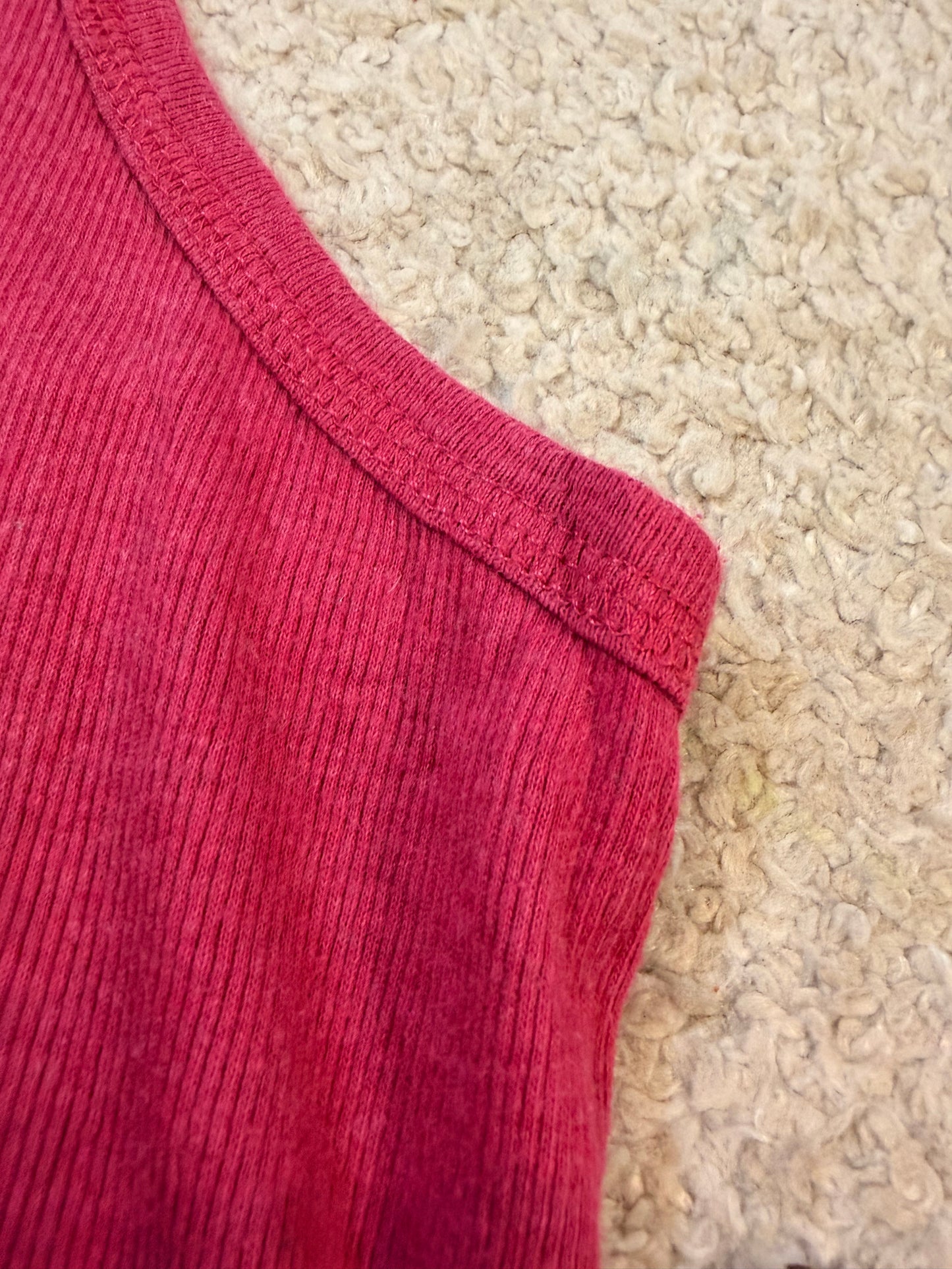 Débardeur Harley-Davidson 1903 Fuchsia Maille Côtelée Strass Brodé – Femme – Taille XL (1W)