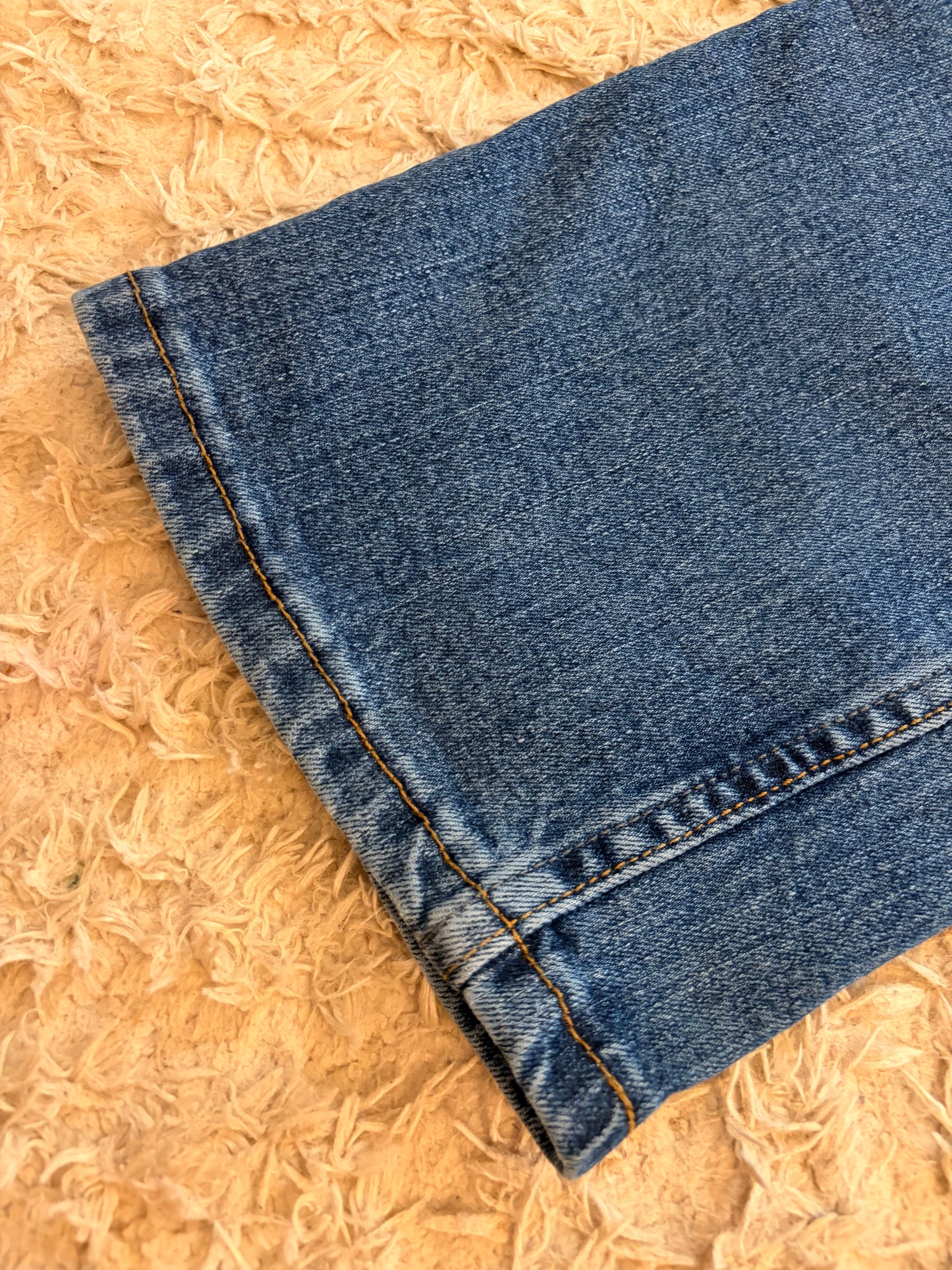 Jean Wrangler Authentics Flex Regular Straight Bleu Moyen Délavage Classique 88% Coton 12% Polyester Spandex Stretch W38/L32 – Homme – Taille 48