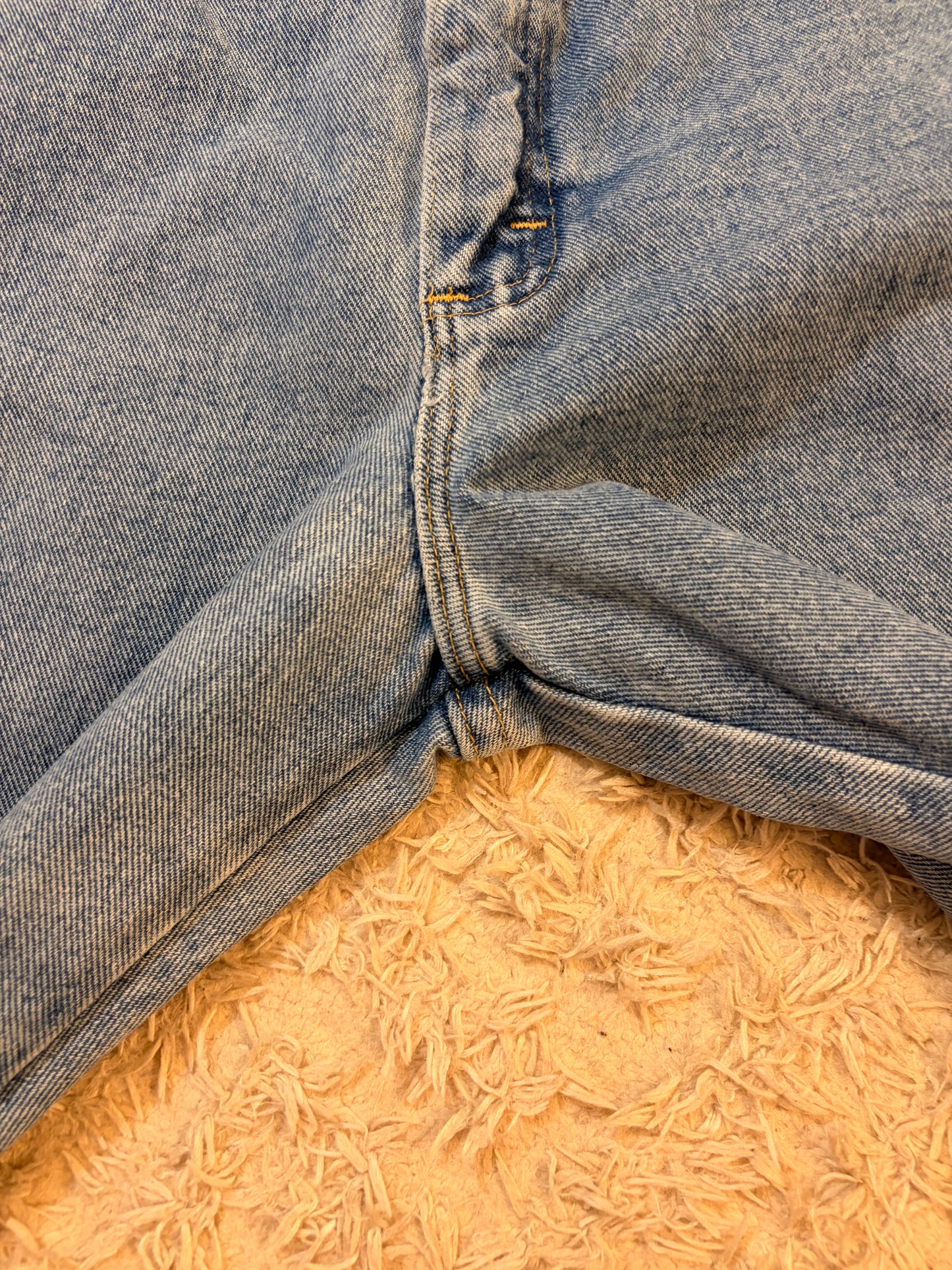 Jean Wrangler Rugged Wear Bleu Clair Délavé 100% Coton Regular Fit W40/L34 (FR 48-50 Grande Taille Longue) – Homme – Très Bon état