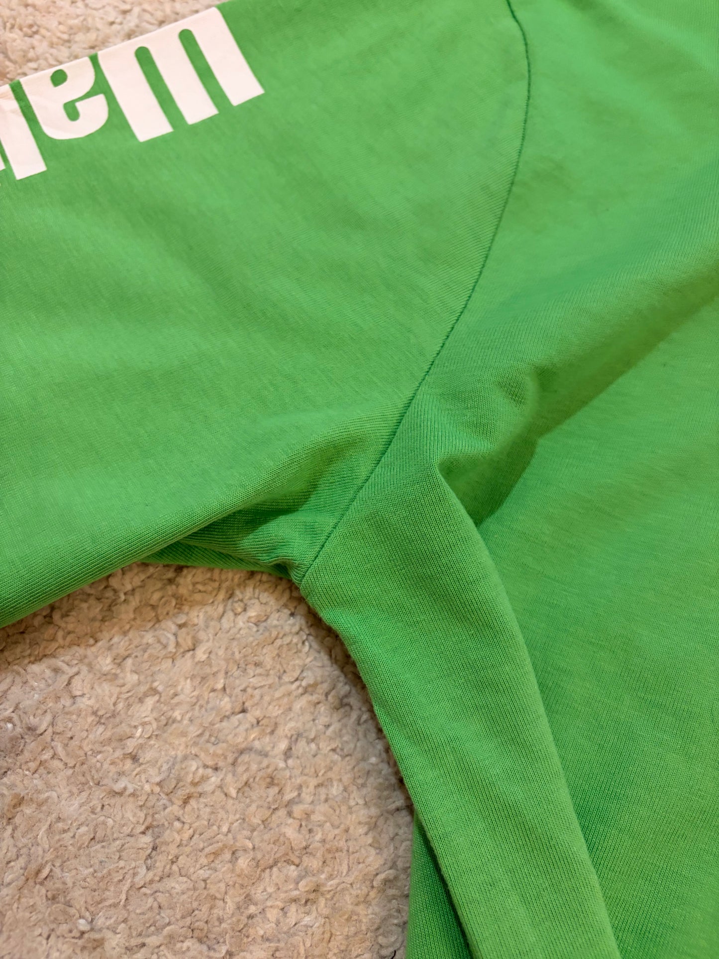 T-shirt Manches Longues Walt Disney World Vert Pomme – Taille S | Seconde Main