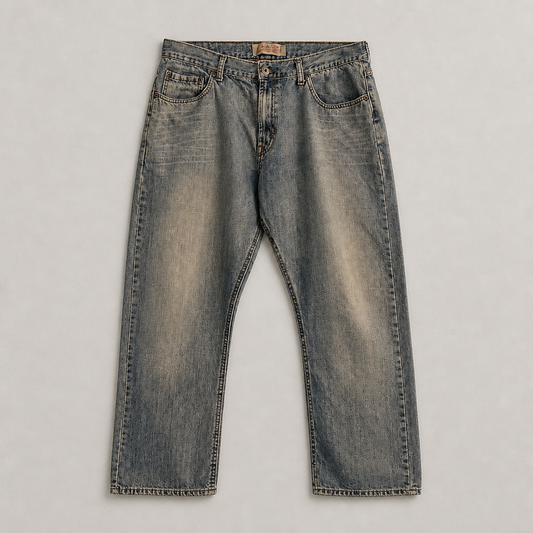 Jean Wrangler Jeans Co Relaxed Bootcut bleu délavé 100% coton – Homme – Taille W36 L30 (46) | Mode Seconde