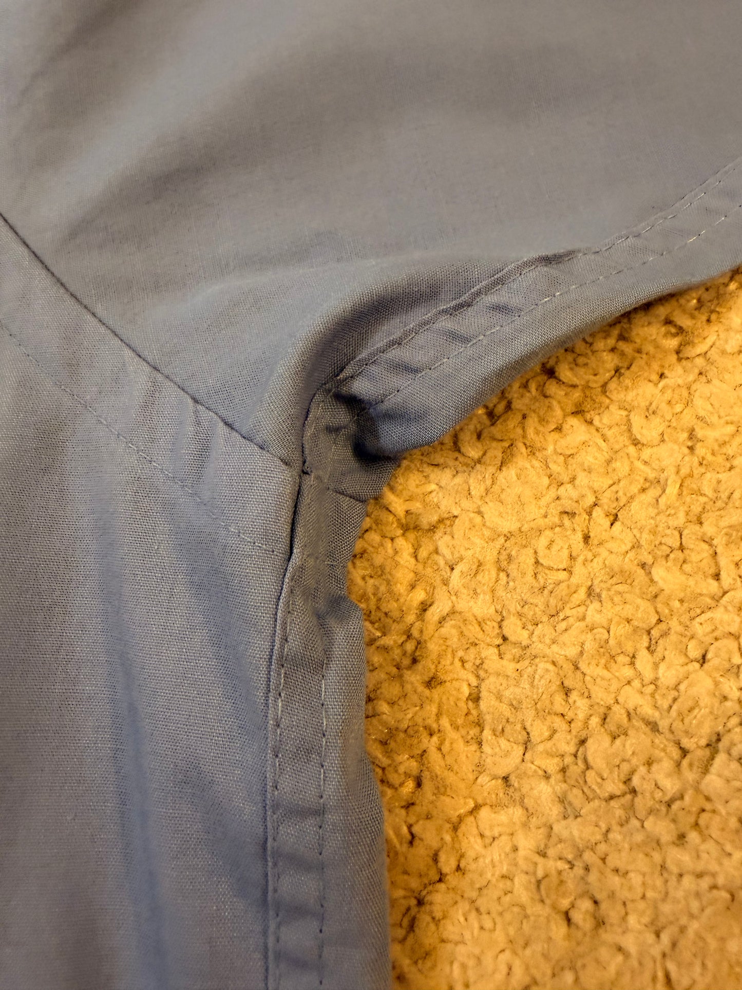 Chemisette Pierre Cardin Bleu Ciel Manches Courtes Col Classique – Homme – Taille 16 (M/L)